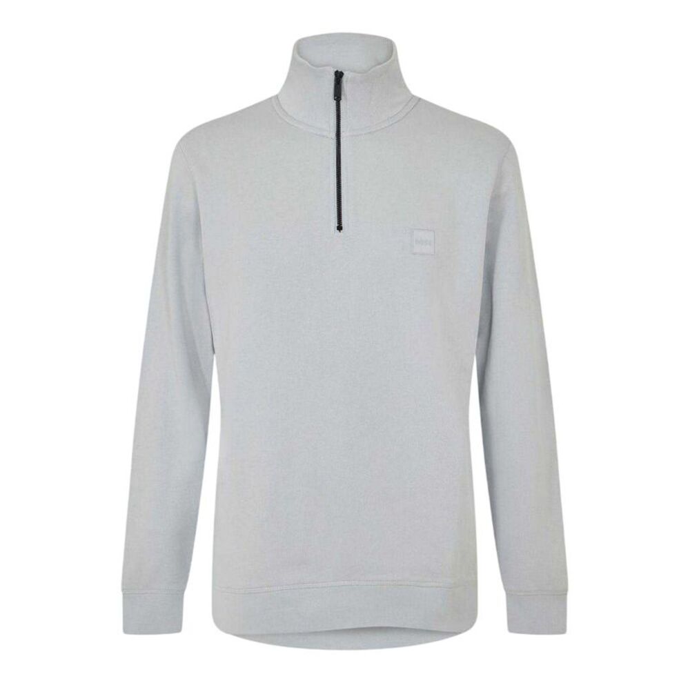 Boss Mens Terrycloth Sweatshirt / Light Grey/Pastel Grey